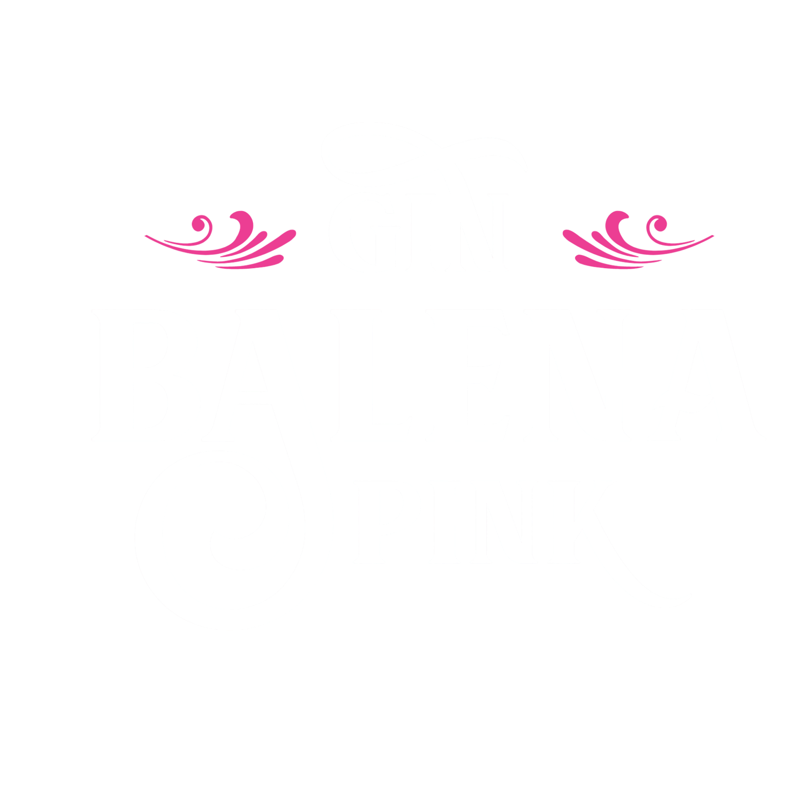 LOGO Gin Balena Pink Trasparente