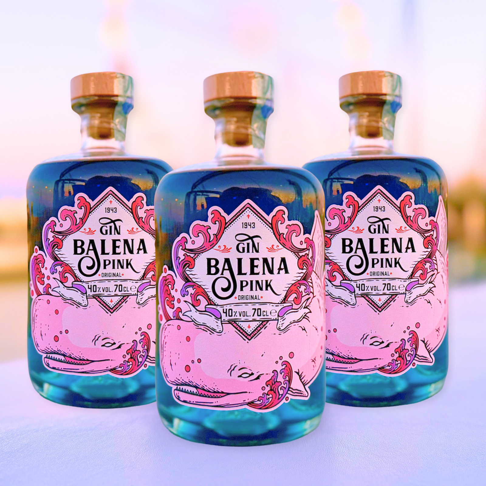Gin Balena Pink Trio