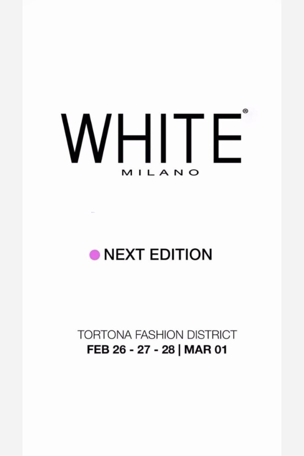 Locandina White Milano Next Edition Tortona Fashion District febbraio-marzo 2026