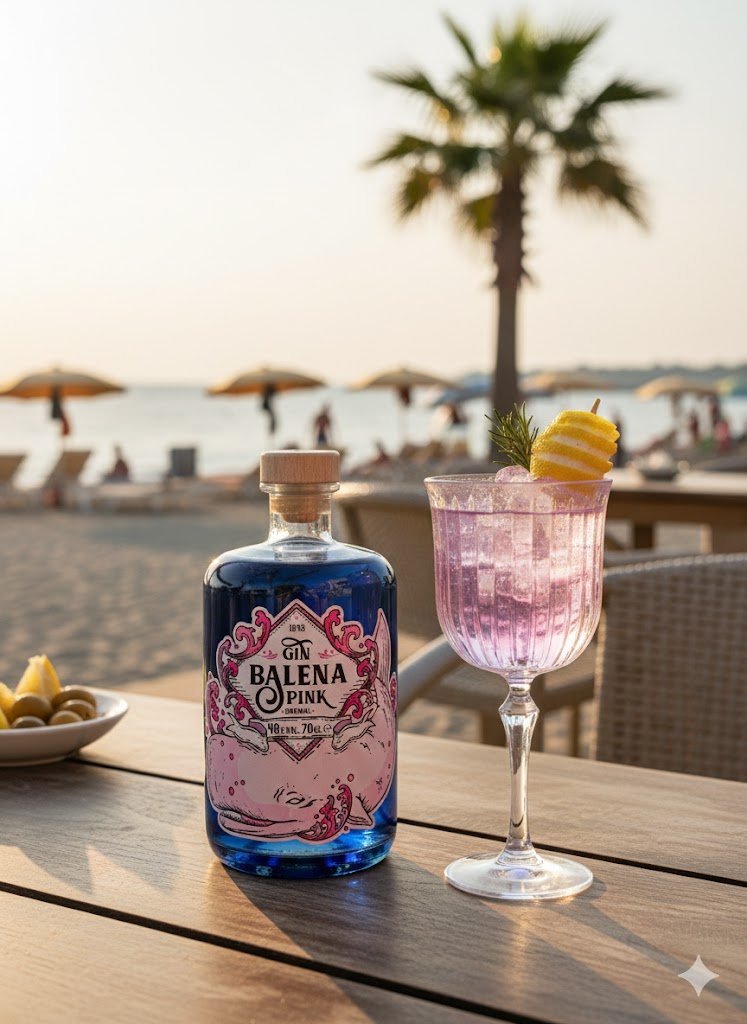 Gin che cambia colore: la magia del Butterfly Pea nel Gin Balena Pink